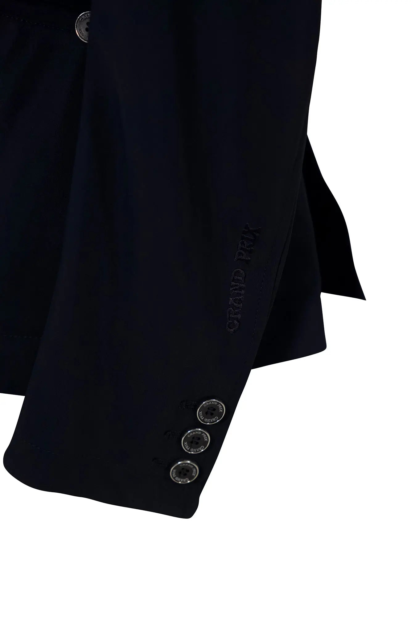 Grand Prix Saltare Premio Riding Show Coat, Navy with Navy Huntley Equestrian