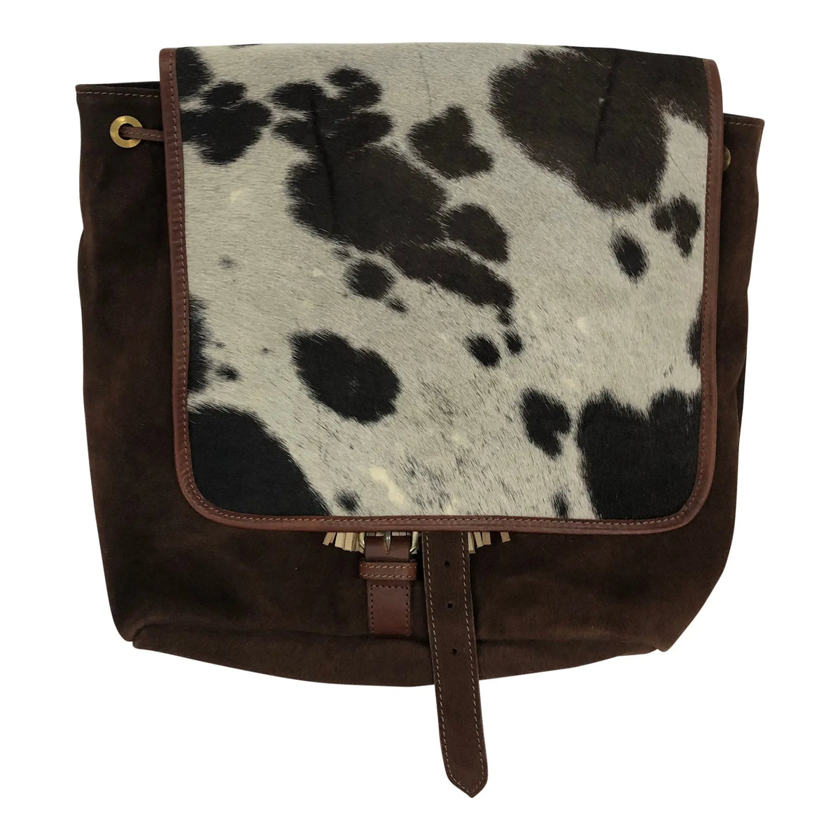 cow leather backpack Huntley Cowhide Shoulder Backpack