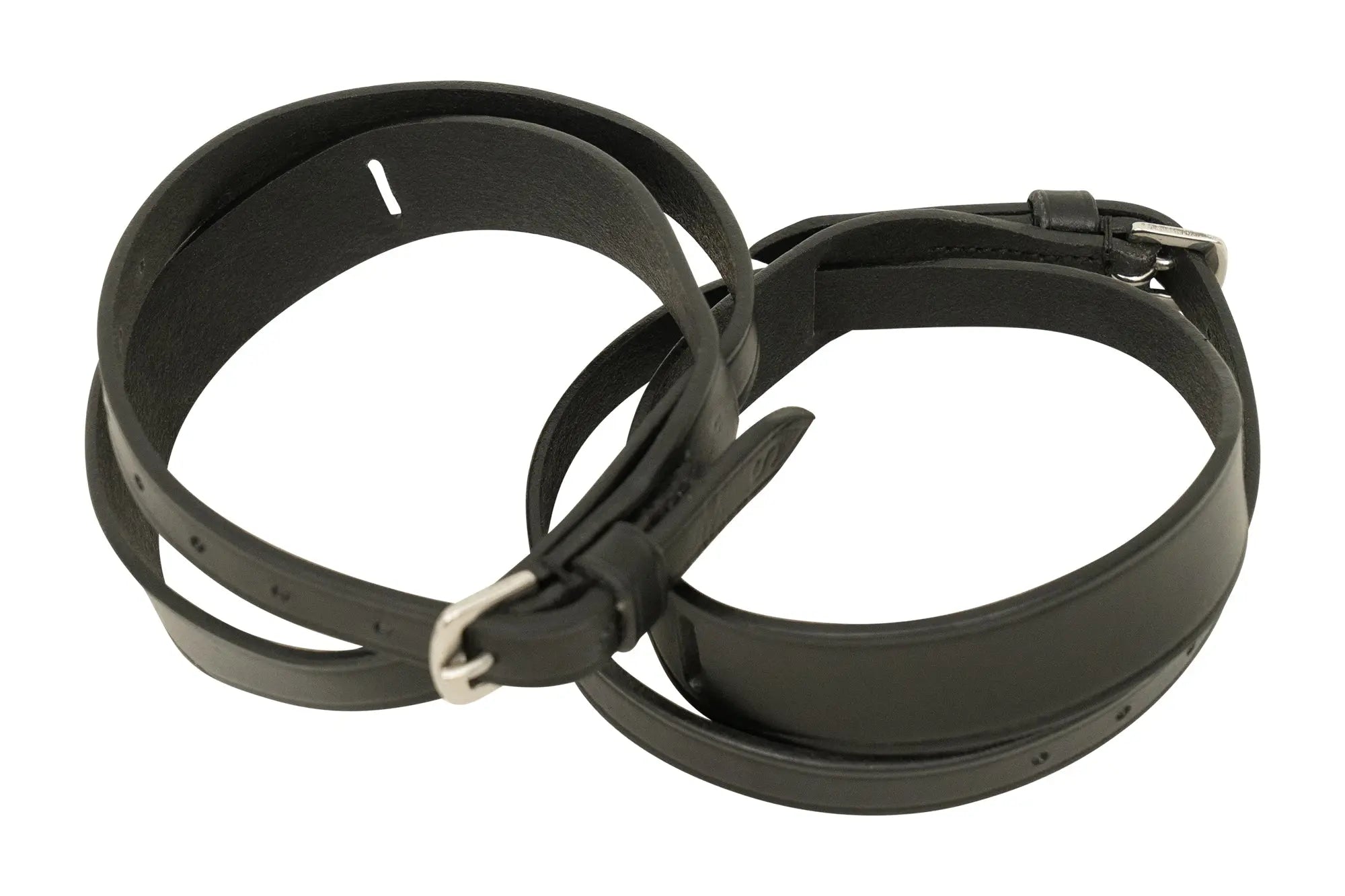 Huntley Equestrian Children's Black Leather Jodhpur Garter Straps Huntley Equestrian