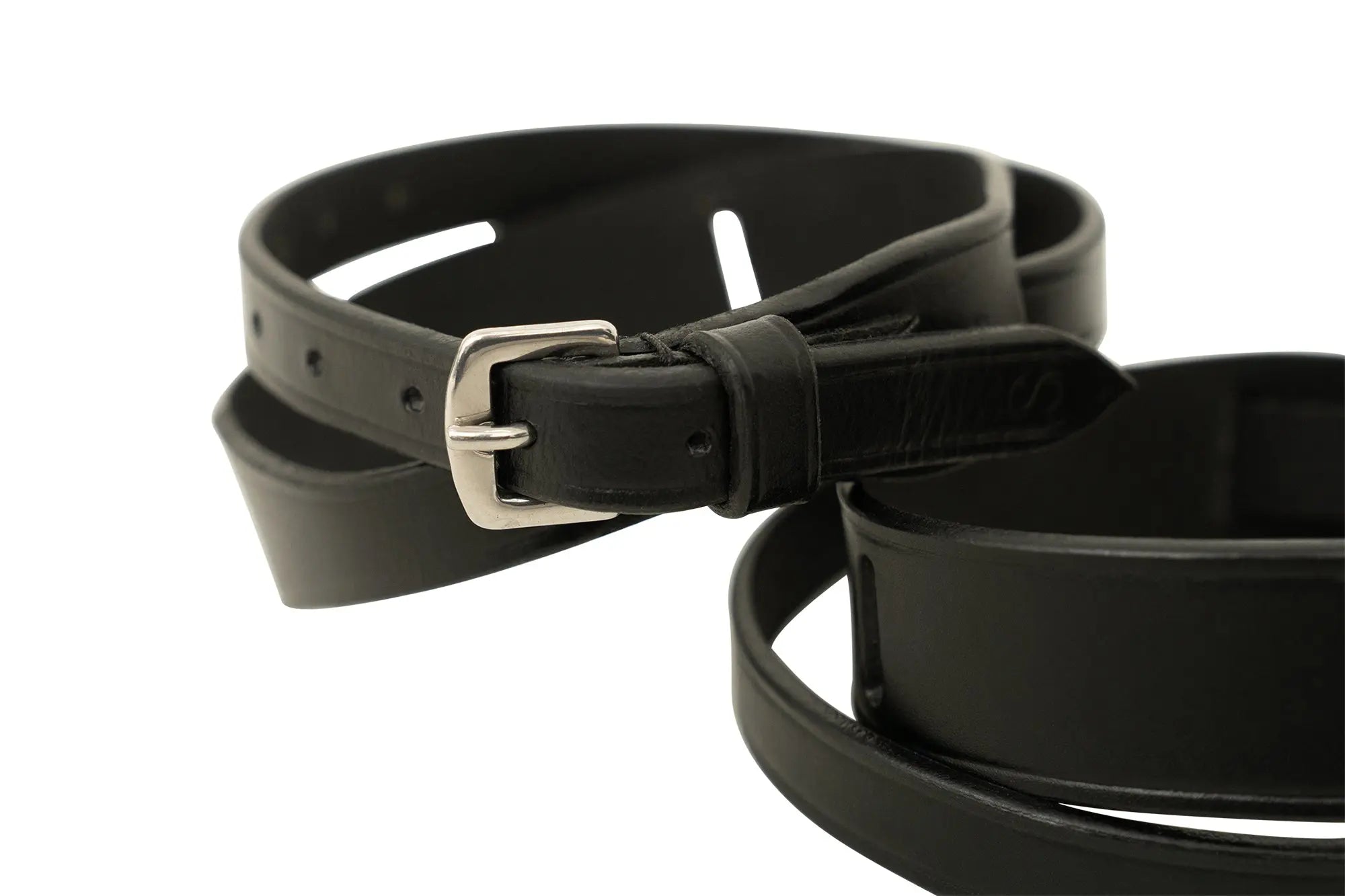 Huntley Equestrian Children's Black Leather Jodhpur Garter Straps Huntley Equestrian