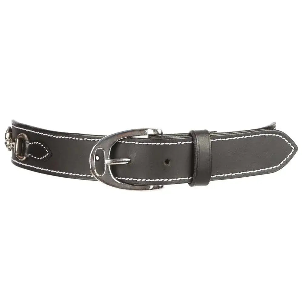 Huntley Equestrian Children's Snaffle Bit Black Leather Belt Huntley Equestrian