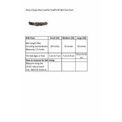 Huntley Equestrian Children's Snaffle Bit Black Leather Belt Huntley Equestrian