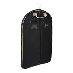 Huntley Equestrian Deluxe Black Travel Carry On Garment Bag with Accessories Zipper Cover for Travel, Business, Horse Shows - Huntley Equestrian