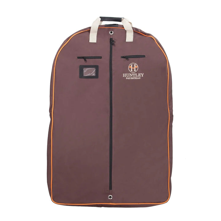 carry on garment bag mens garment bag for travel business Huntley Equestrian Deluxe Travel Garment Bag, Brown