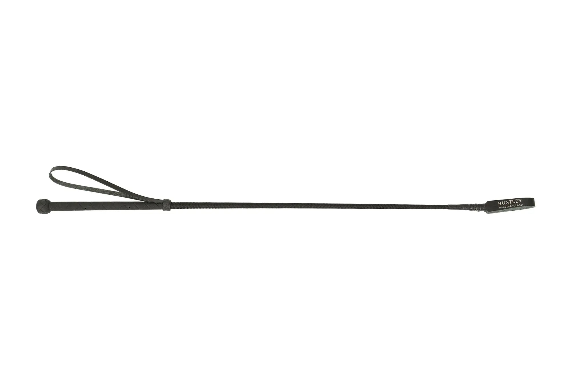 Huntley Equestrian English Riding Crop with Handle, 26" Inches, Black Huntley Equestrian