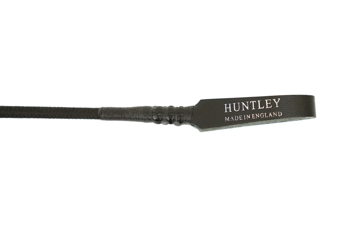 Huntley Equestrian English Riding Crop with Handle, 26" Inches, Black Huntley Equestrian