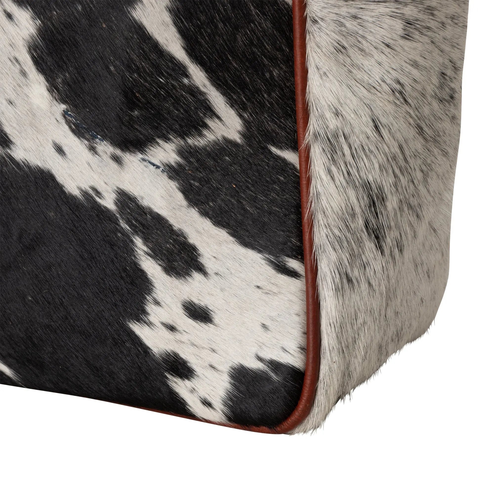 Huntley Equestrian Hair On Hide Cow Leather Tote Handbag - Huntley Equestrian