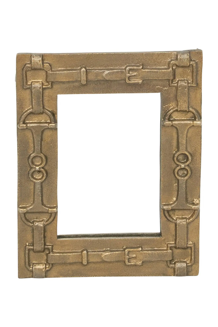 Huntley Equestrian Rectangle Mirror with Decorative Bits Huntley Equestrian