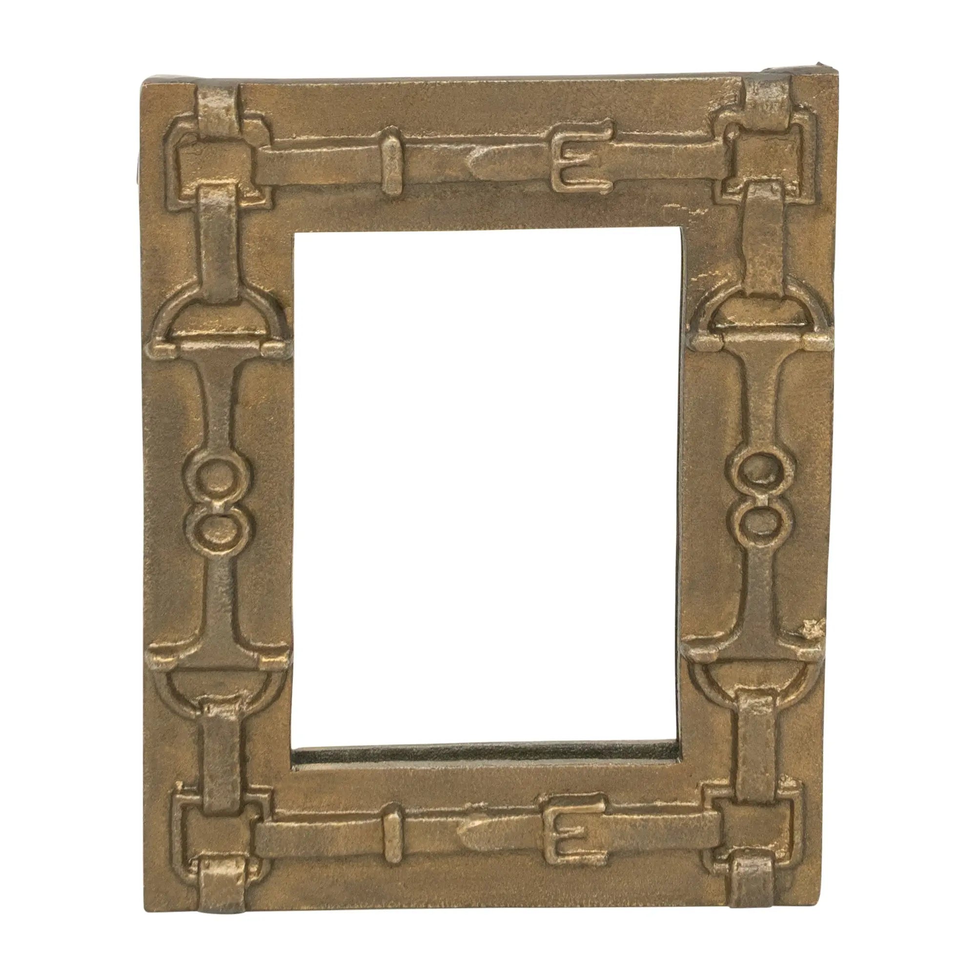 Huntley Equestrian Rectangle Mirror with Decorative Bits Huntley Equestrian