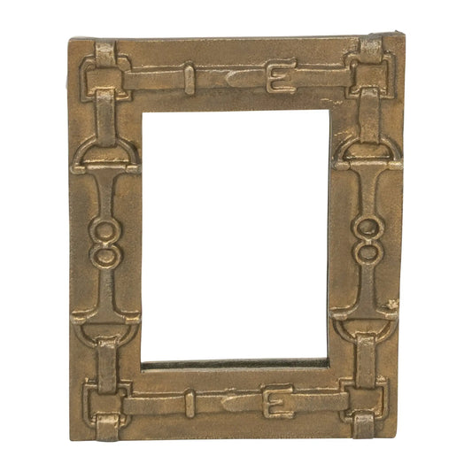 Huntley Equestrian Rectangle Mirror with Decorative Bits Huntley Equestrian