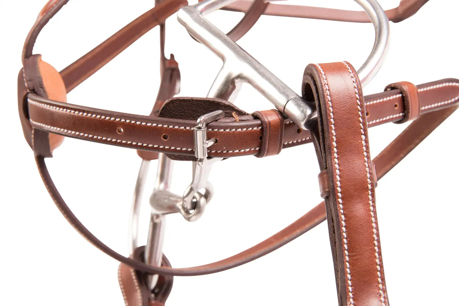 Huntley Equestrian Sedgwick Fancy Stitched Figure 8 Noseband - Huntley Equestrian