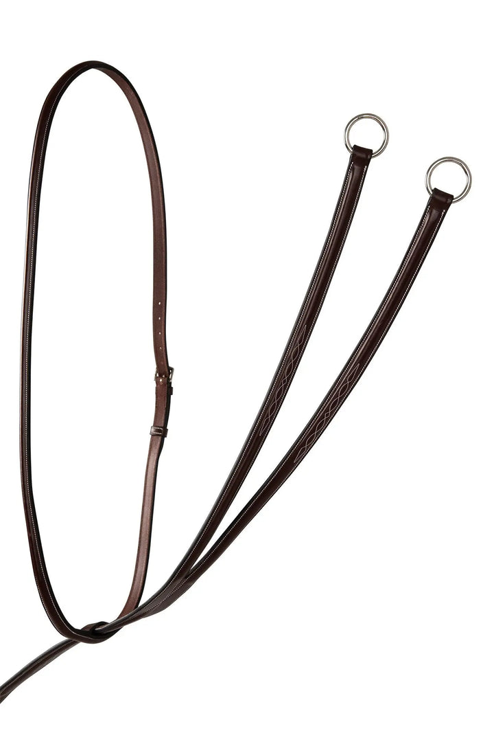 Huntley Equestrian Sedgwick Fancy Stitched Running Martingale, Cob size - Huntley Equestrian