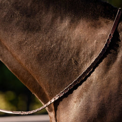 Huntley Equestrian Sedgwick Fancy Stitched Square Raised Laced Reins - Huntley Equestrian