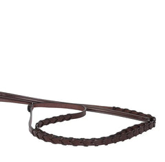 Huntley Equestrian Sedgwick Fancy Stitched Square Raised Laced Reins - Huntley Equestrian