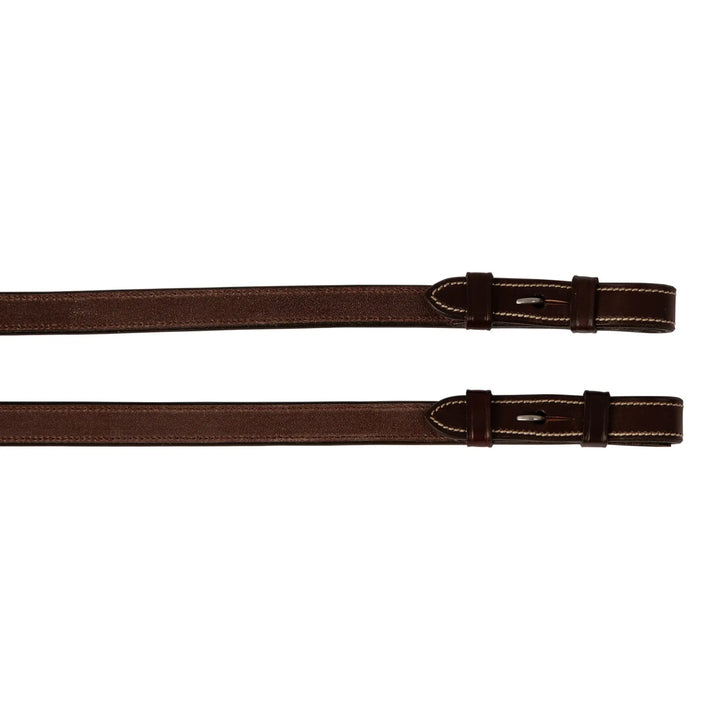 Huntley Equestrian Sedgwick Fancy Stitched Square Raised Laced Reins - Huntley Equestrian