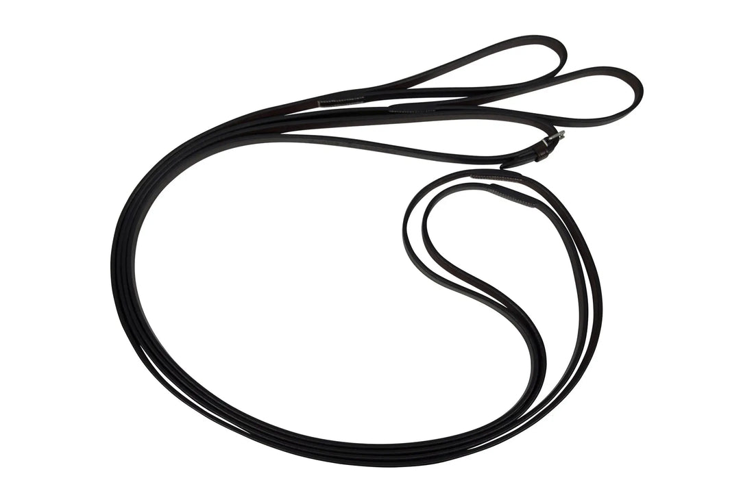 Huntley Equestrian Sedgwick Leather Draw Reins With Loop Ends Huntley Equestrian