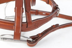Huntley Equestrian Sedgwick Traditional Cheek Pieces - Huntley Equestrian