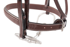 Huntley Equestrian Sedgwick Traditional Cheek Pieces - Huntley Equestrian