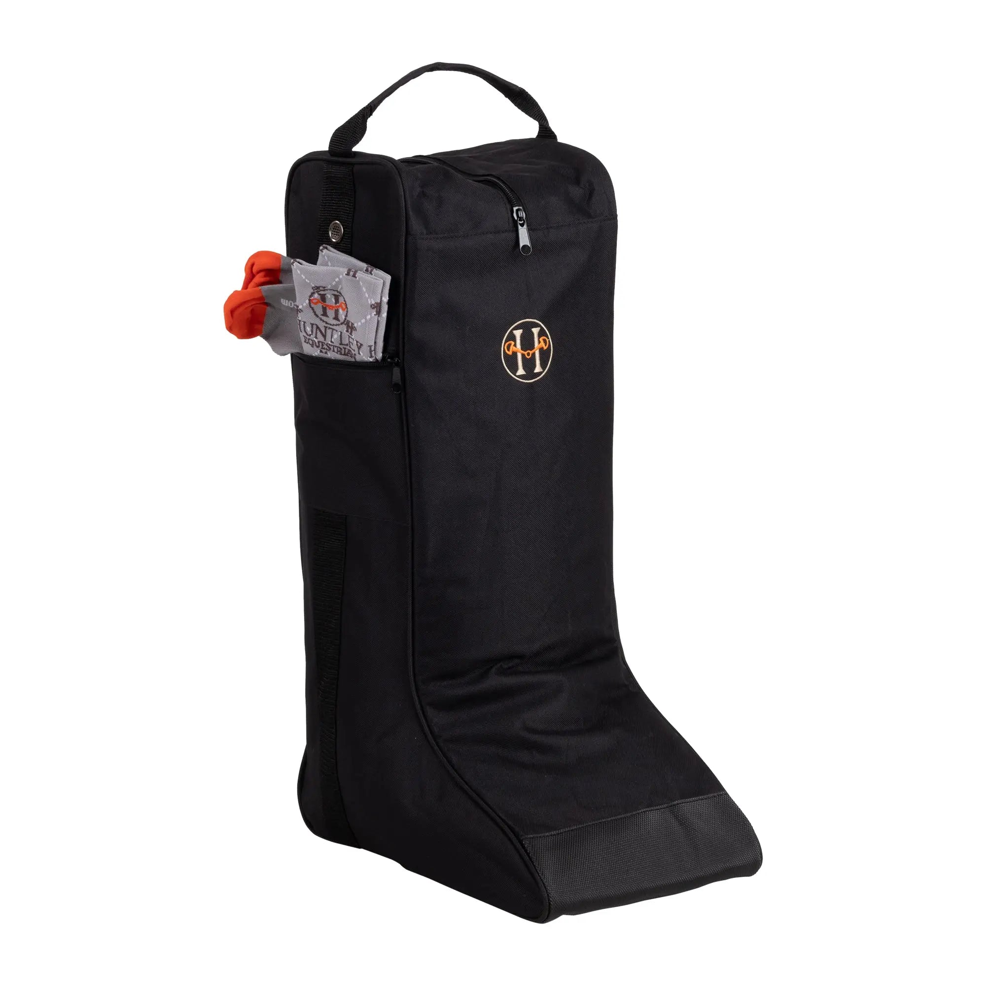 Huntley Equestrian Tall Riding Boot Bag, Black - Huntley Equestrian