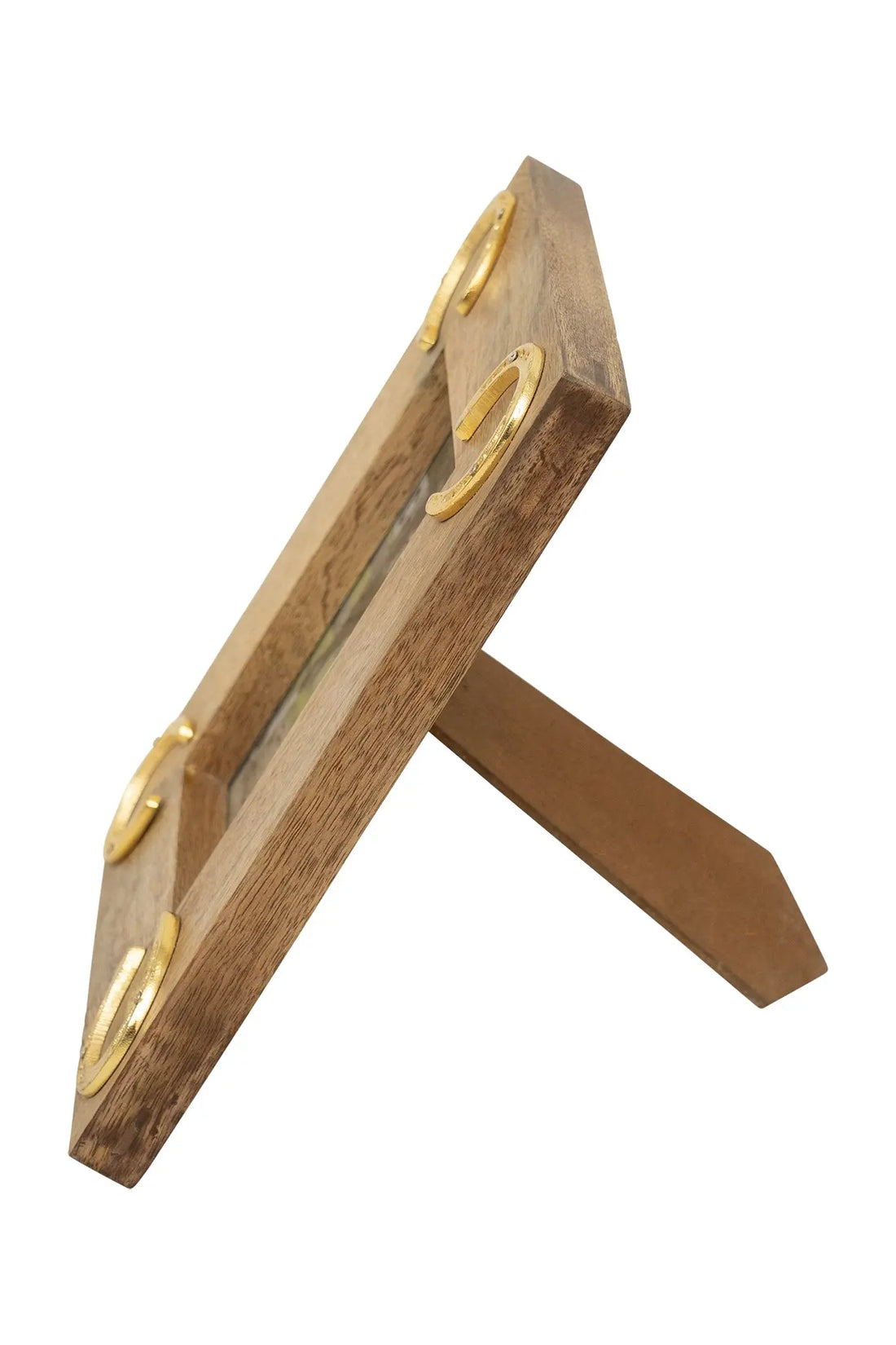 Huntley Equestrian Wooden Picture Frame with Gold Horse Shoes, 5 x 7 Huntley Equestrian