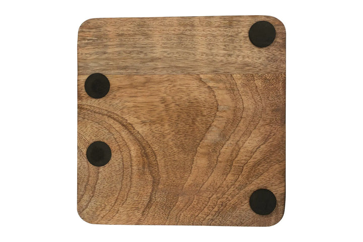 Huntley Equestrian Wooden Square Tray with Gold Bit Huntley Equestrian