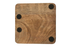 Huntley Equestrian Wooden Square Tray with Gold Bit Huntley Equestrian