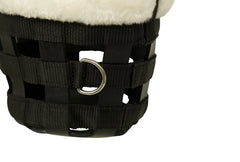 Huntley Fleece Padded Nylon Grazing Muzzle, Black Huntley Equestrian