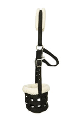 Huntley Fleece Padded Nylon Grazing Muzzle, Black Huntley Equestrian