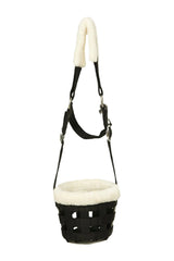 Huntley Fleece Padded Nylon Grazing Muzzle, Black Huntley Equestrian