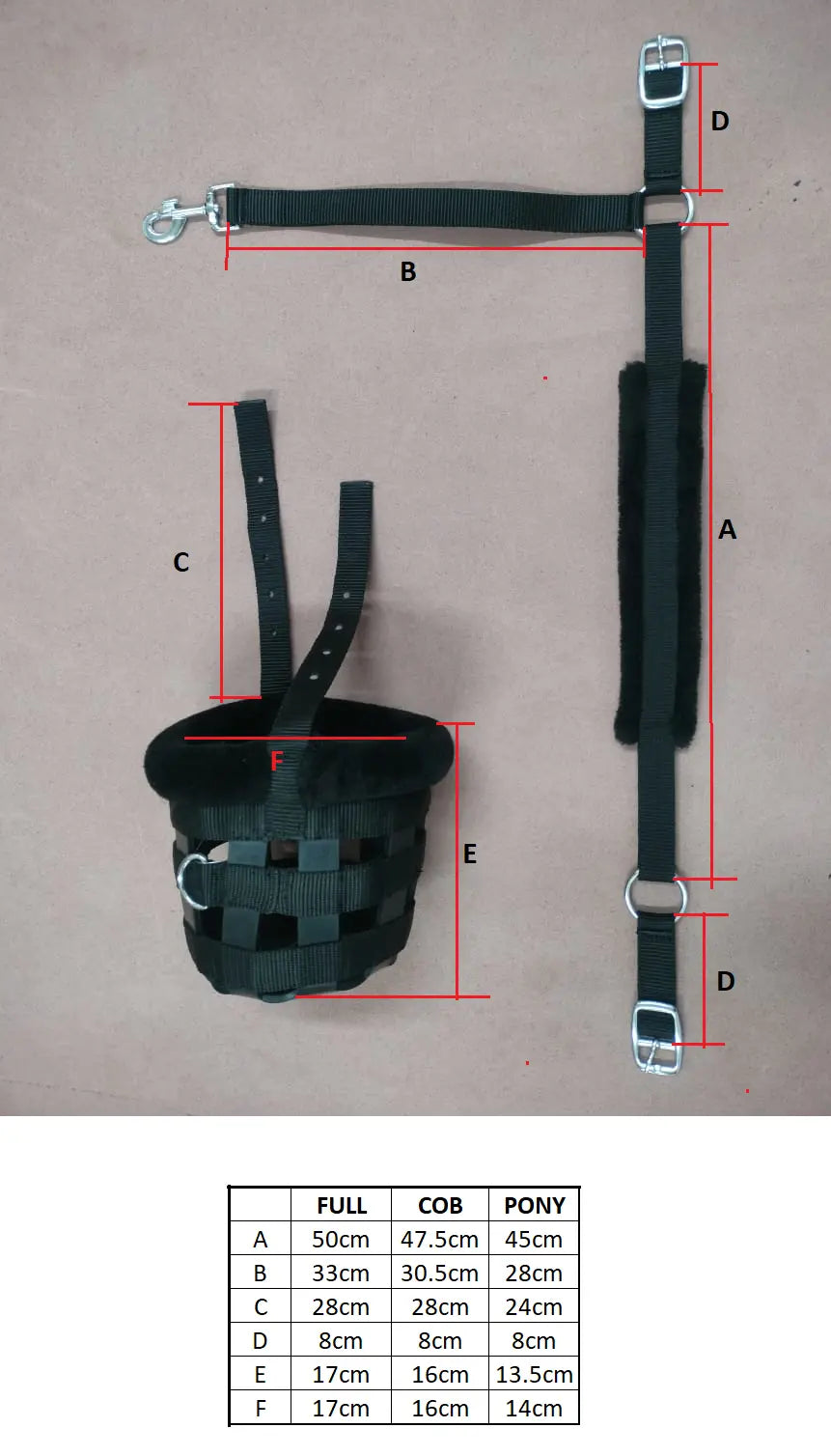 Huntley Fleece Padded Nylon Grazing Muzzle, Black Huntley Equestrian