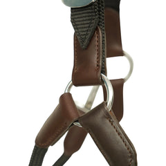 Huntley Nylon Halter and Removable Lead with Snap, Black Huntley Equestrian