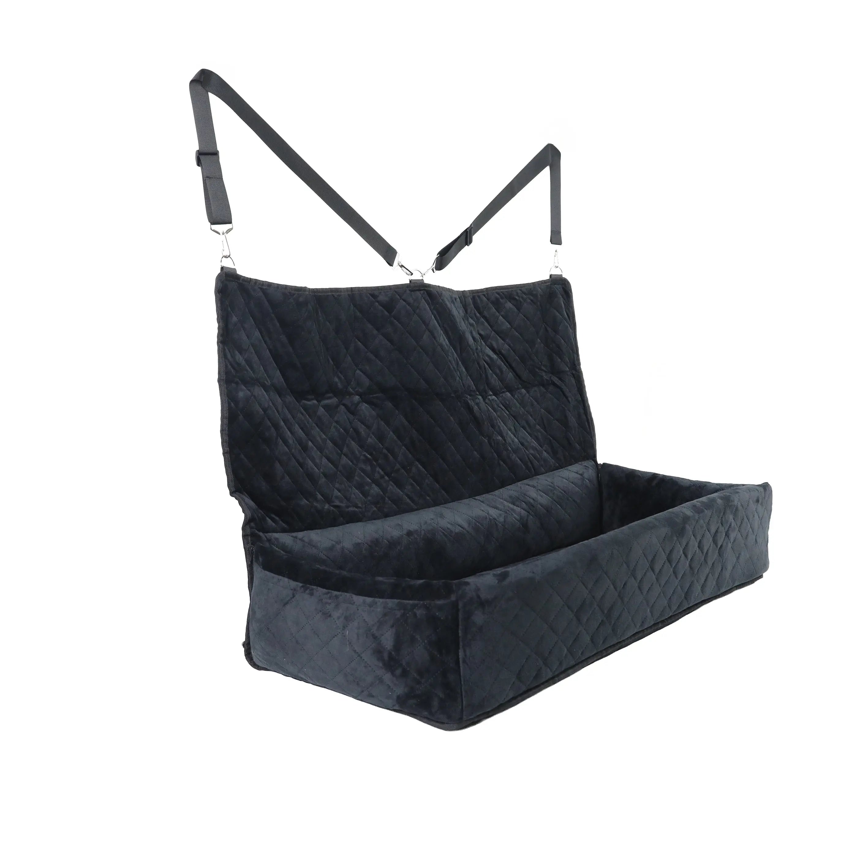 Huntley Pet Dog Car Seat for Large Dogs, Pet Booster Back Set Bed, Black Huntley Equestrian