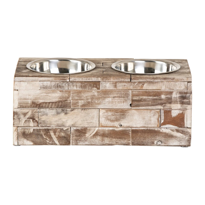 Huntley Pet Elevated Dog and Cat Double Bowl Feeder - Huntley Equestrian