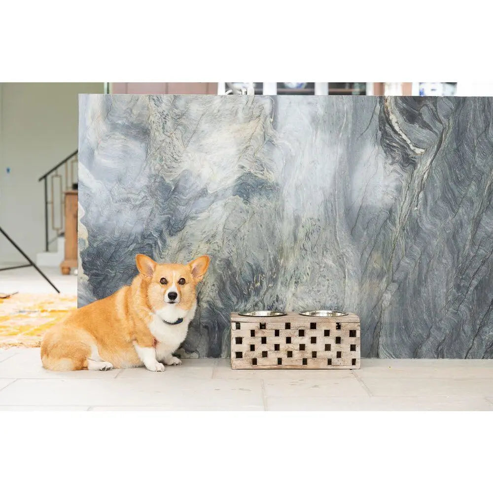 Huntley Pet Elevated Dog and Cat Double Bowl Feeder - Huntley Equestrian