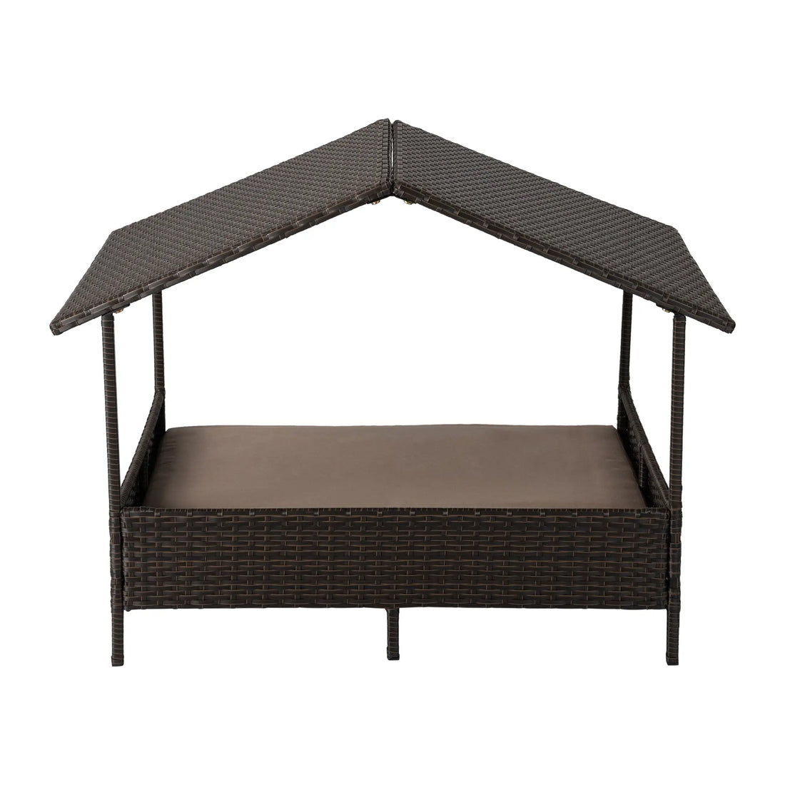 Huntley Pet Rattan Wicker Indoor Outdoor Cabana Raised Pet Bed - Huntley Equestrian