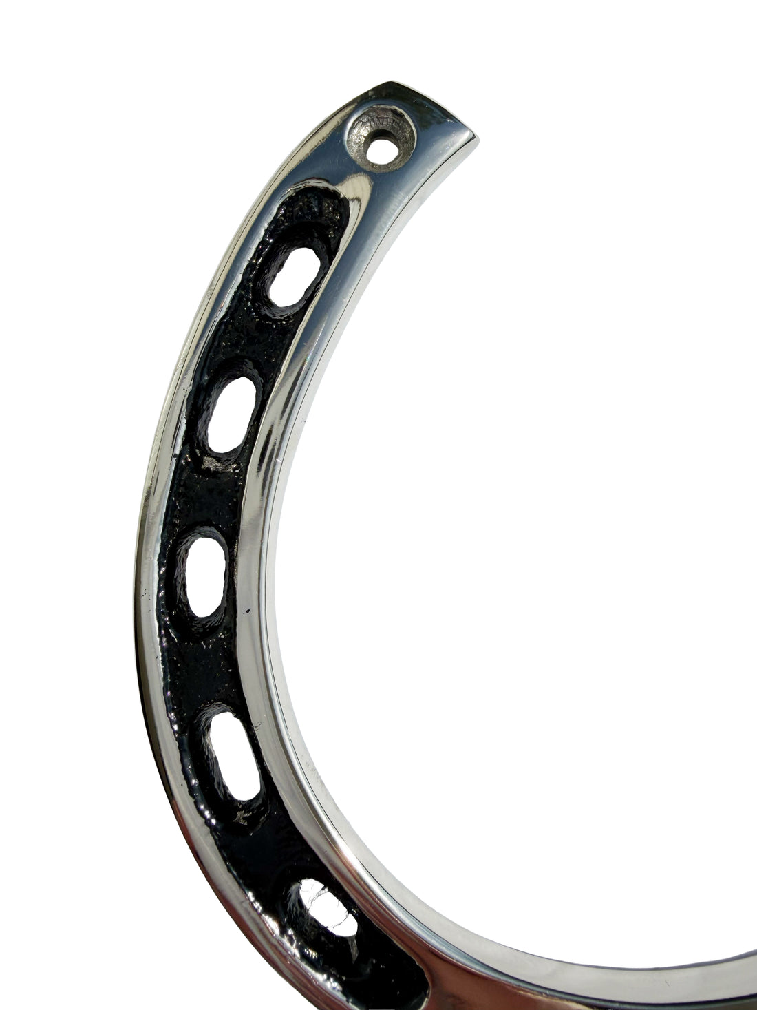 Huntley Equestrian Silver Horseshoe Wall Hook Rack-2 Hook Equestrian Home and Barn Decor