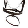 Huntley Equestrian Sedgwick Fancy Stitched Fixed Flash Noseband Bridle With Reins