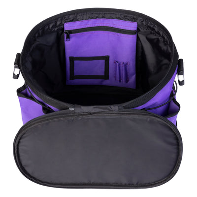Huntley Equestrian Deluxe Grooming Bag, Purple