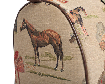 Huntley Equestrian Tapestry Duffle Bag-Western Design - Huntley Equestrian