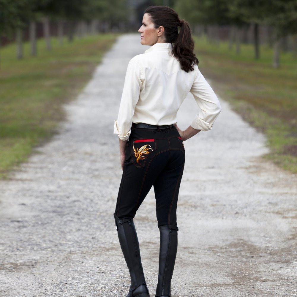 Slate Grey Breeches-4 Way Stretch for Ultimate Comfort – CorrectConnect