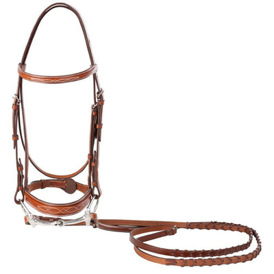 Huntley Equestrian Sedgwick Leather Hunter Horse Bridle and Reins