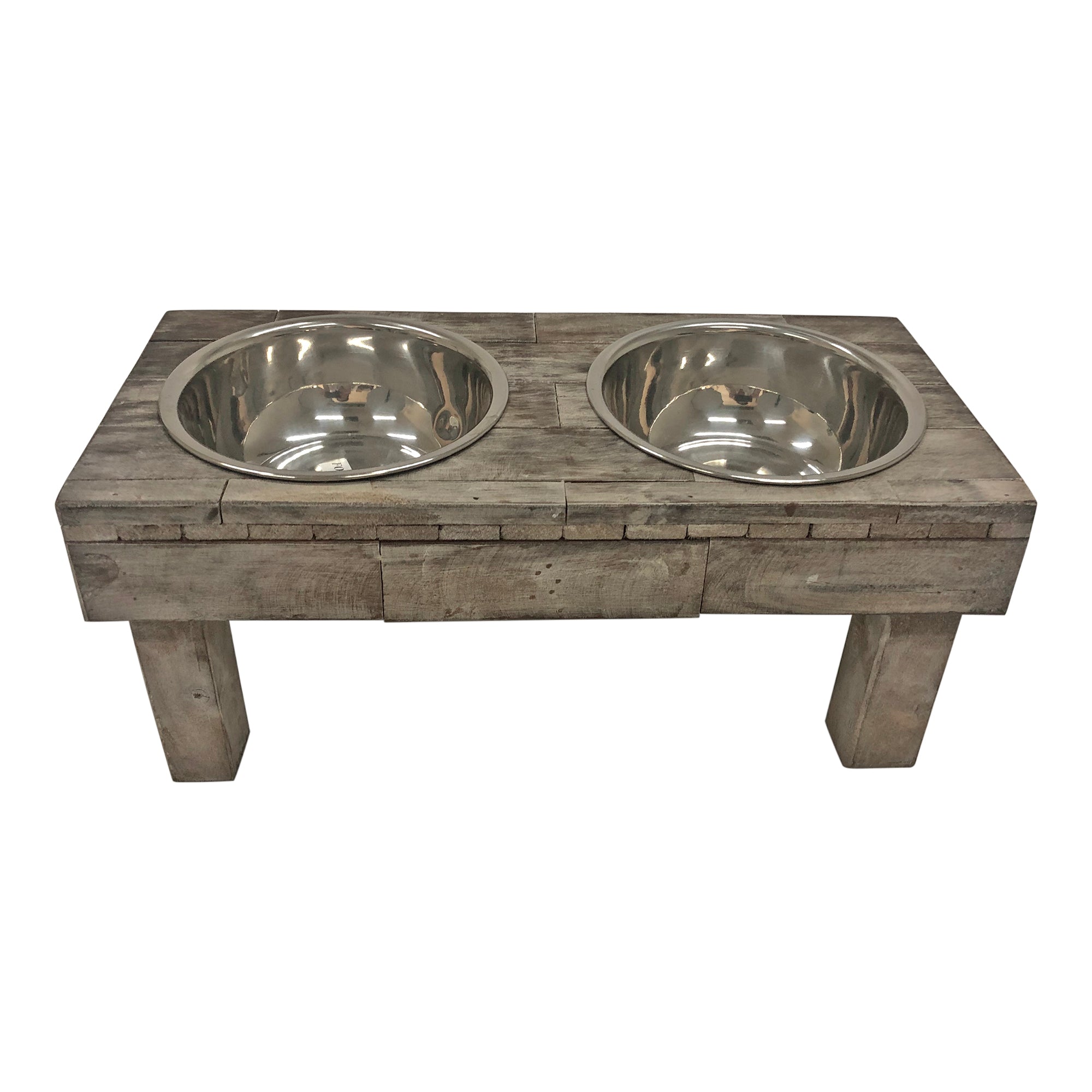 Elevated Dog Bowls - Decorative 6.5-inch-Tall Stand for Dogs and