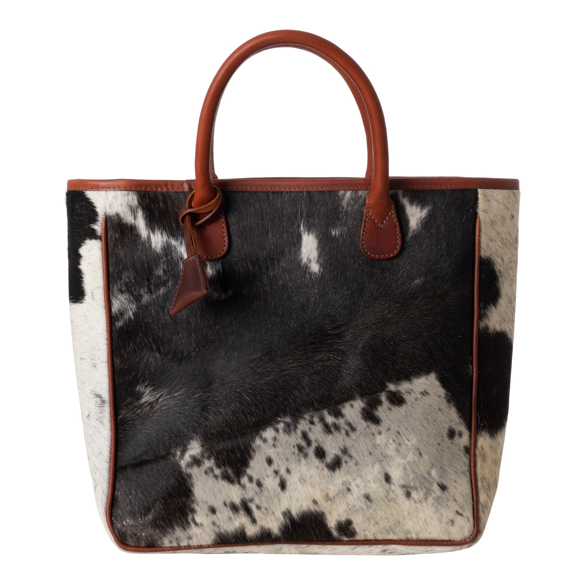 Cowhide Dairy Cow Purse Tote Bag Handbag For Women PANLTO0058