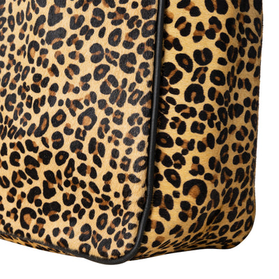 Huntley Equestrian Leopard Hair On Hide Tote Handbag