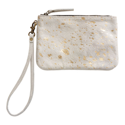 Coach Old Rose/Off White Coated Canvas Shooting Star Print Zip Wristlet  Pouch Coach | TLC