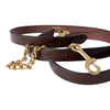 Huntley Equestrian Leather Lead with Chain